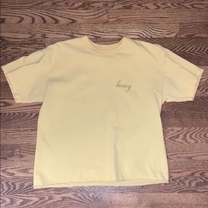 brandy melville honey crop top